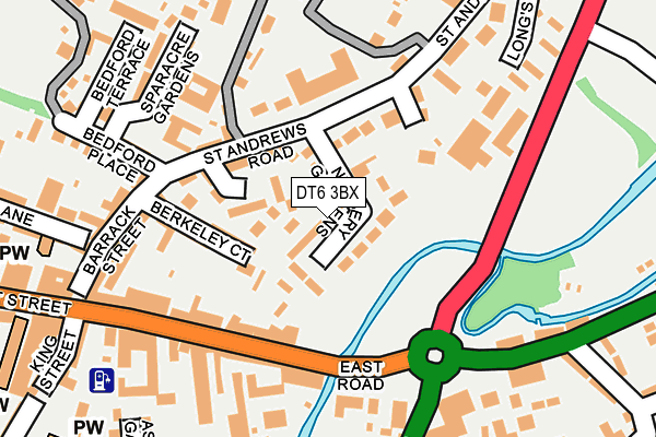 DT6 3BX map - OS OpenMap – Local (Ordnance Survey)