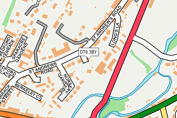 DT6 3BY map - OS OpenMap – Local (Ordnance Survey)