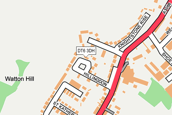 DT6 3DH map - OS OpenMap – Local (Ordnance Survey)