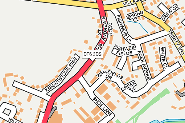DT6 3DS map - OS OpenMap – Local (Ordnance Survey)