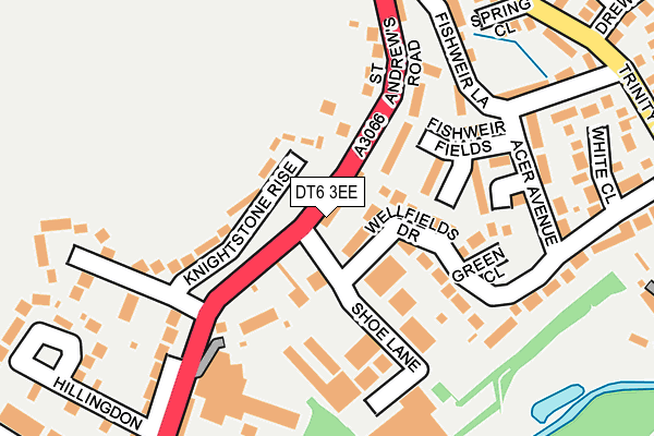 DT6 3EE map - OS OpenMap – Local (Ordnance Survey)