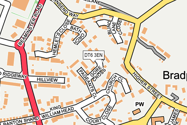 DT6 3EN map - OS OpenMap – Local (Ordnance Survey)