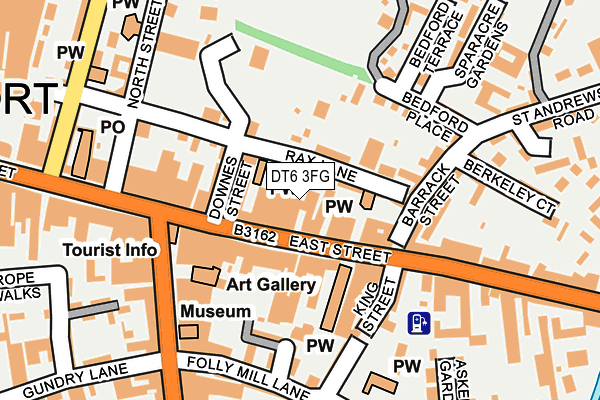 DT6 3FG map - OS OpenMap – Local (Ordnance Survey)