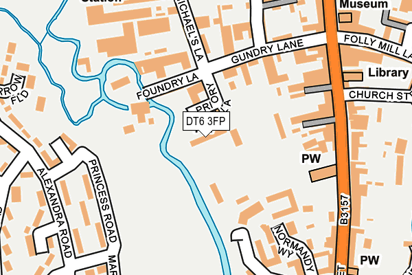 DT6 3FP map - OS OpenMap – Local (Ordnance Survey)