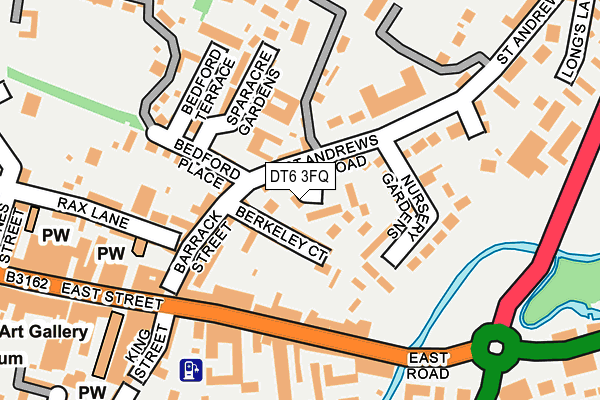 DT6 3FQ map - OS OpenMap – Local (Ordnance Survey)