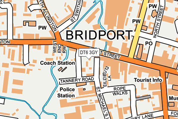 DT6 3GY map - OS OpenMap – Local (Ordnance Survey)