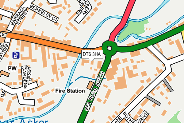 DT6 3HA map - OS OpenMap – Local (Ordnance Survey)