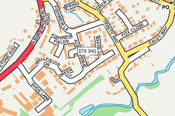 DT6 3HG map - OS OpenMap – Local (Ordnance Survey)