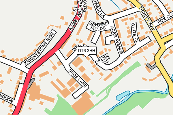 DT6 3HH map - OS OpenMap – Local (Ordnance Survey)