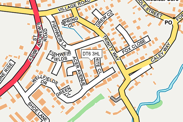 DT6 3HL map - OS OpenMap – Local (Ordnance Survey)