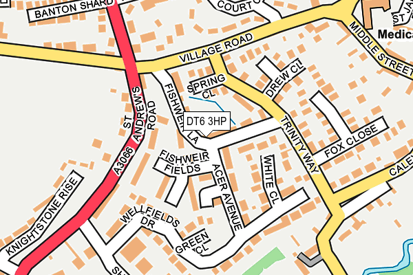 DT6 3HP map - OS OpenMap – Local (Ordnance Survey)