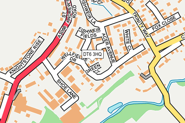 DT6 3HQ map - OS OpenMap – Local (Ordnance Survey)
