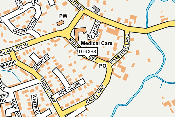 DT6 3HS map - OS OpenMap – Local (Ordnance Survey)