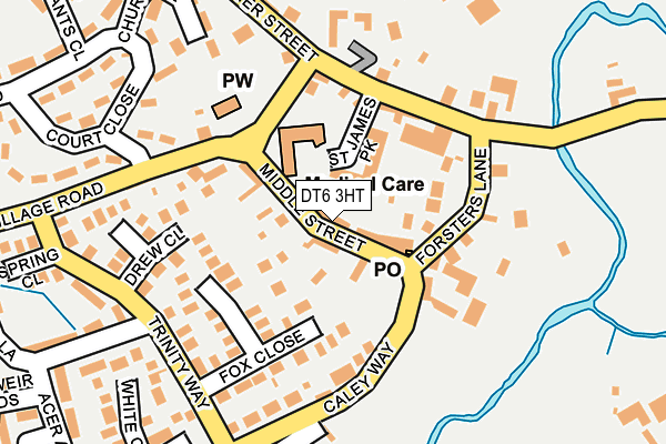 DT6 3HT map - OS OpenMap – Local (Ordnance Survey)