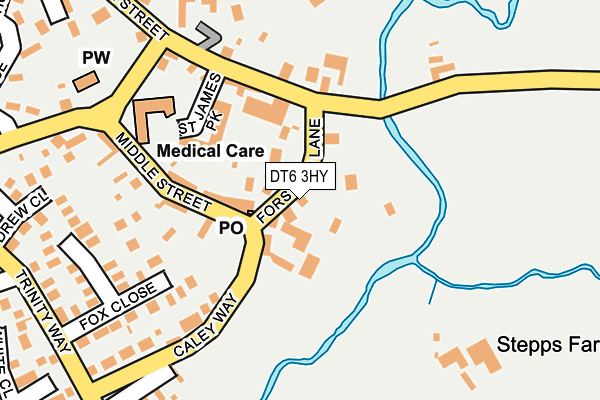 DT6 3HY map - OS OpenMap – Local (Ordnance Survey)