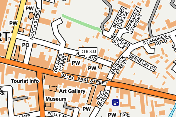 DT6 3JJ map - OS OpenMap – Local (Ordnance Survey)