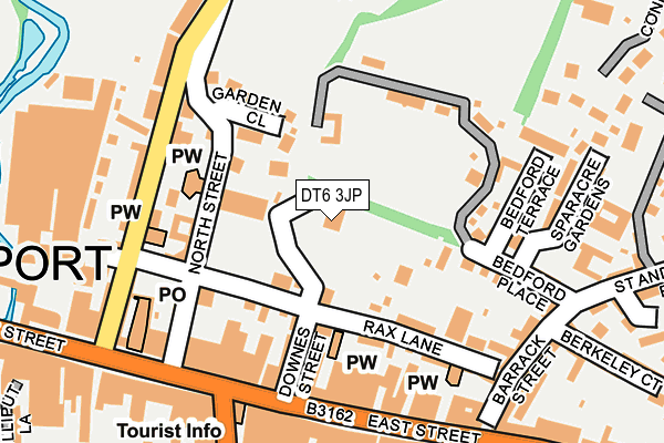 DT6 3JP map - OS OpenMap – Local (Ordnance Survey)
