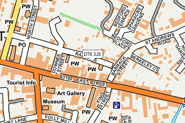 DT6 3JS map - OS OpenMap – Local (Ordnance Survey)