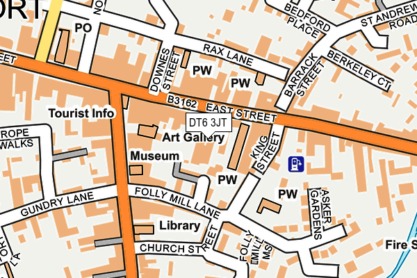 DT6 3JT map - OS OpenMap – Local (Ordnance Survey)