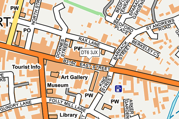 Map of THE GIBSON COLLECTION LTD at local scale