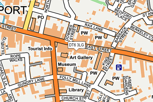 DT6 3LG map - OS OpenMap – Local (Ordnance Survey)