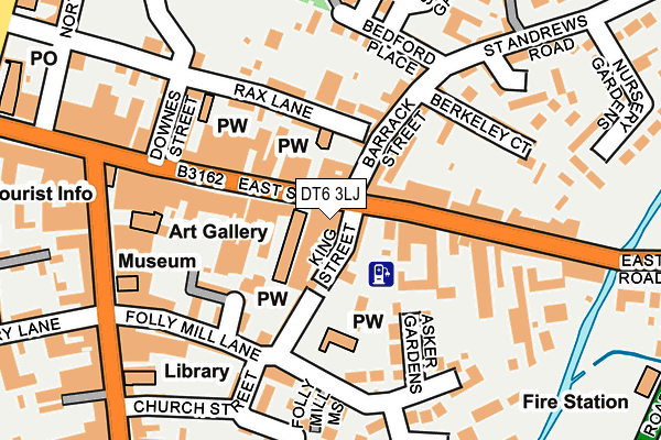DT6 3LJ map - OS OpenMap – Local (Ordnance Survey)