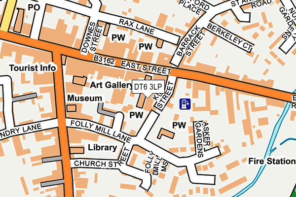 DT6 3LP map - OS OpenMap – Local (Ordnance Survey)