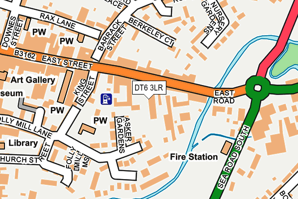 DT6 3LR map - OS OpenMap – Local (Ordnance Survey)