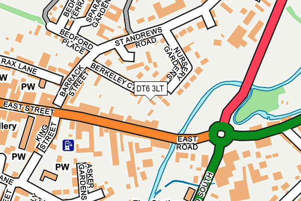 DT6 3LT map - OS OpenMap – Local (Ordnance Survey)