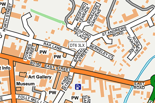 DT6 3LX map - OS OpenMap – Local (Ordnance Survey)