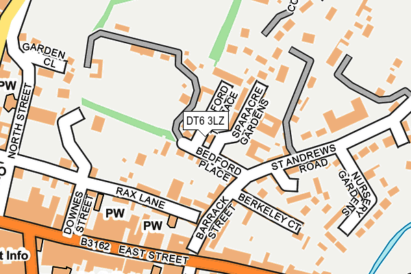 DT6 3LZ map - OS OpenMap – Local (Ordnance Survey)