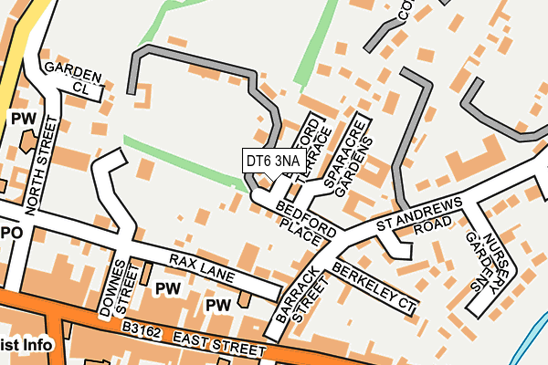 DT6 3NA map - OS OpenMap – Local (Ordnance Survey)