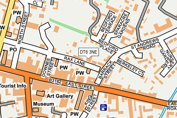 DT6 3NE map - OS OpenMap – Local (Ordnance Survey)