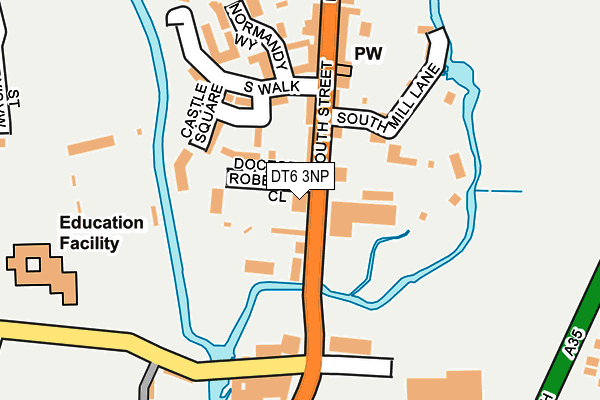 DT6 3NP map - OS OpenMap – Local (Ordnance Survey)