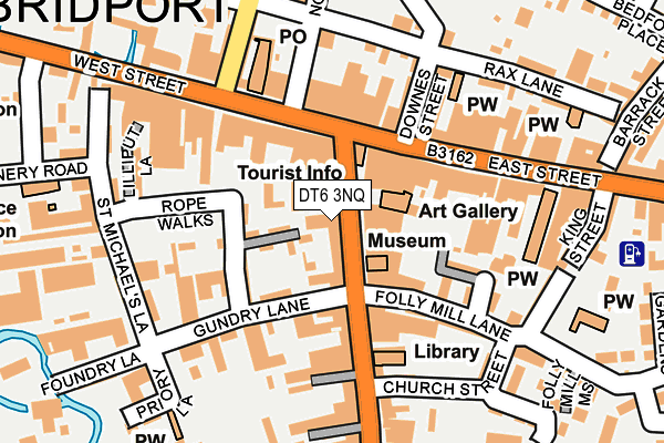 Map of MARKET TOWN BOOKS LIMITED at local scale