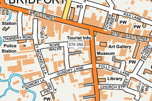 DT6 3NS map - OS OpenMap – Local (Ordnance Survey)