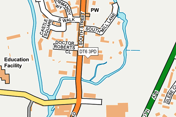 DT6 3PD map - OS OpenMap – Local (Ordnance Survey)