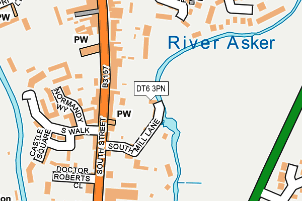 DT6 3PN map - OS OpenMap – Local (Ordnance Survey)