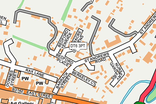 DT6 3PT map - OS OpenMap – Local (Ordnance Survey)