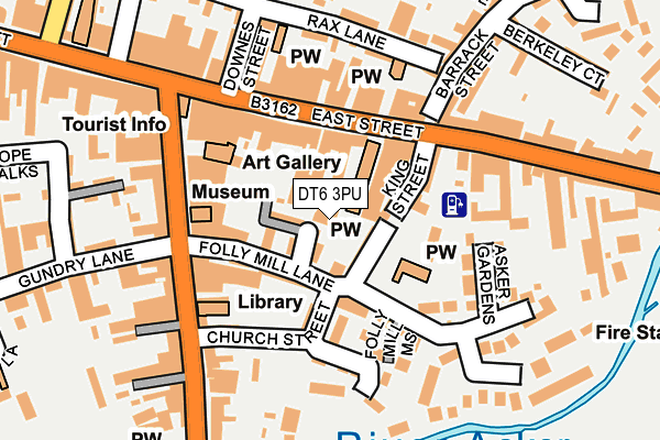 DT6 3PU map - OS OpenMap – Local (Ordnance Survey)