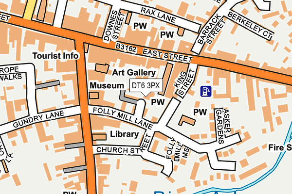 DT6 3PX map - OS OpenMap – Local (Ordnance Survey)