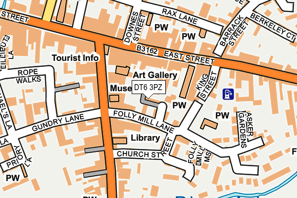 DT6 3PZ map - OS OpenMap – Local (Ordnance Survey)