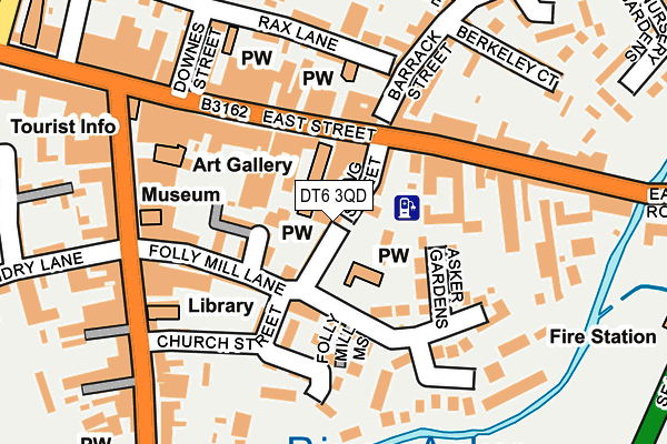 DT6 3QD map - OS OpenMap – Local (Ordnance Survey)