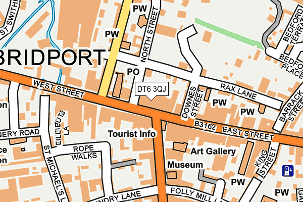 DT6 3QJ map - OS OpenMap – Local (Ordnance Survey)