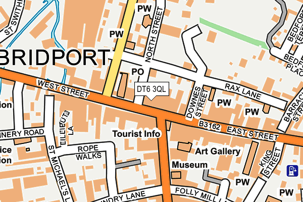 DT6 3QL map - OS OpenMap – Local (Ordnance Survey)
