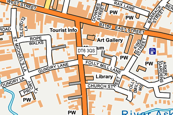 DT6 3QS map - OS OpenMap – Local (Ordnance Survey)