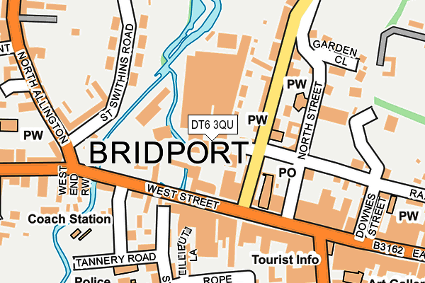 Map of AMSAFE BRIDPORT LIMITED at local scale