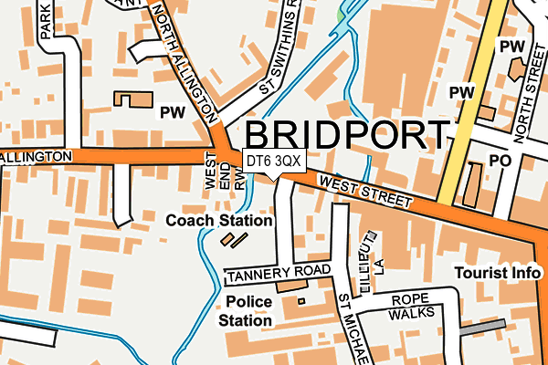 DT6 3QX map - OS OpenMap – Local (Ordnance Survey)