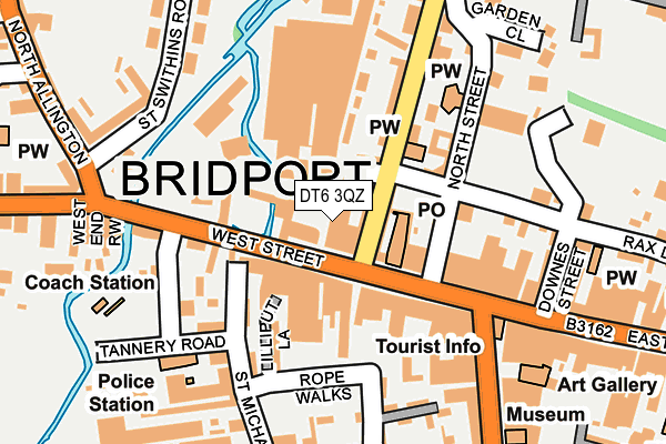 DT6 3QZ map - OS OpenMap – Local (Ordnance Survey)