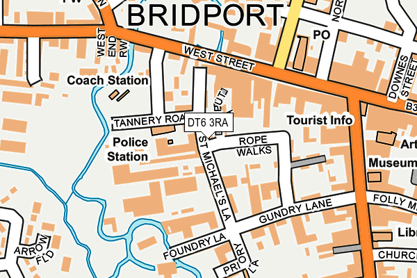 DT6 3RA map - OS OpenMap – Local (Ordnance Survey)